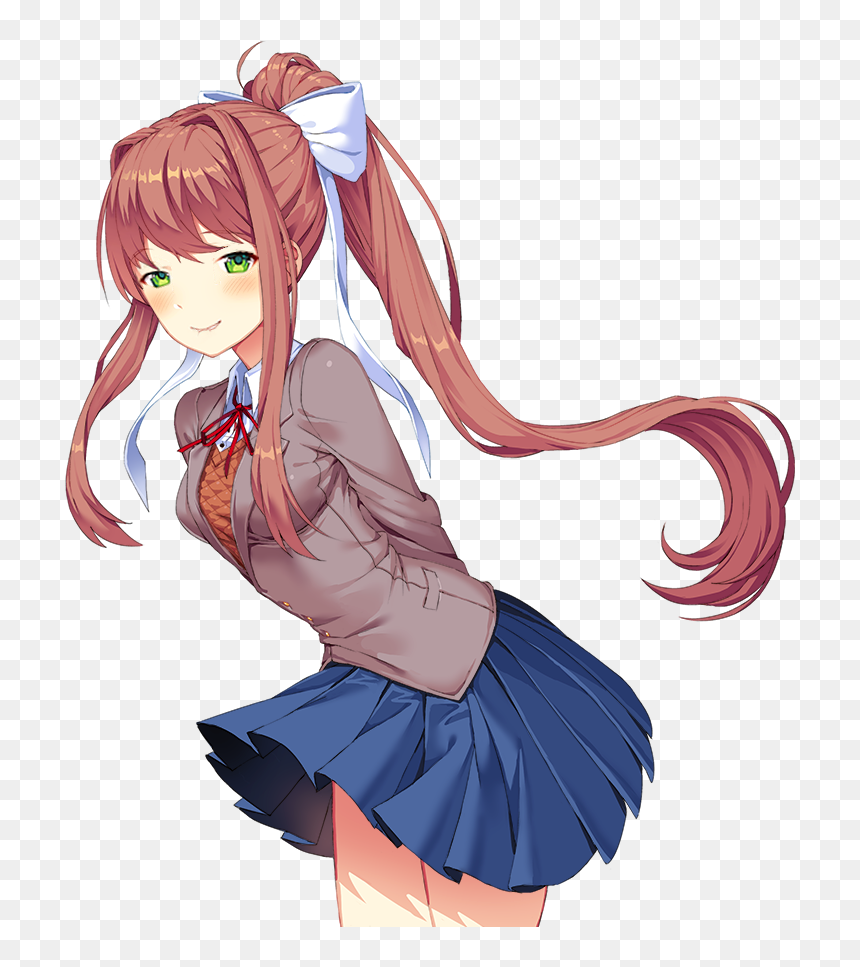 Monika Ddlc Sprite HD Png Download Vhv