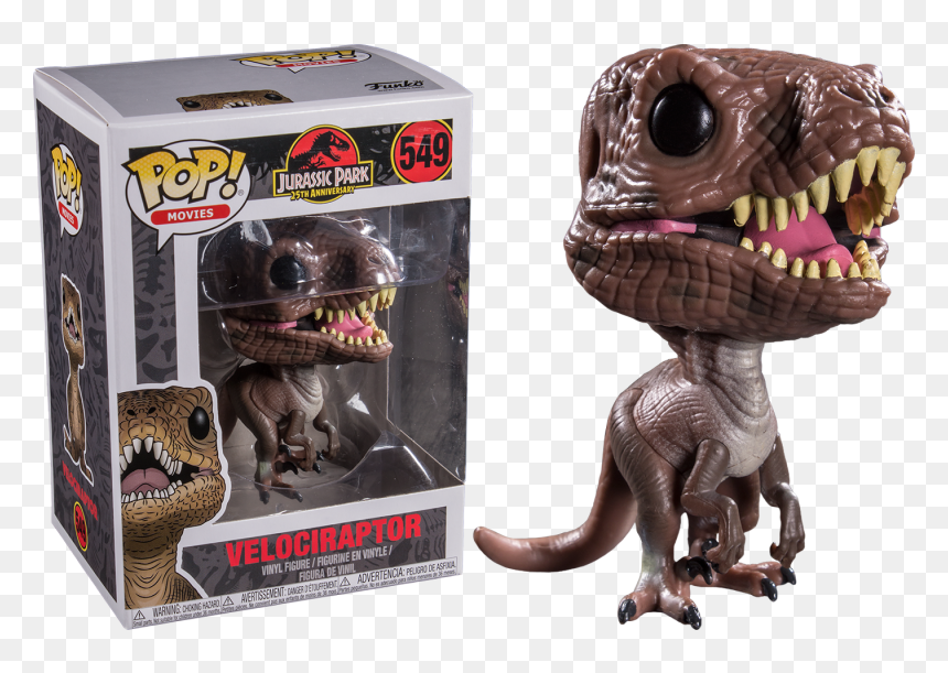 Funko Pop Jurassic Park Velociraptor, HD Png Download - velociraptor png