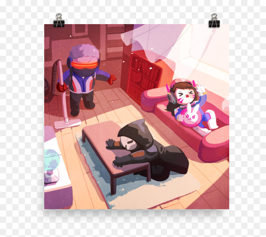 Soldier 76 X Reaper, HD Png Download - soldier 76 png