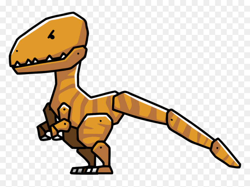 Dinossauros Do Scribblenauts Unlimited, HD Png Download - velociraptor png