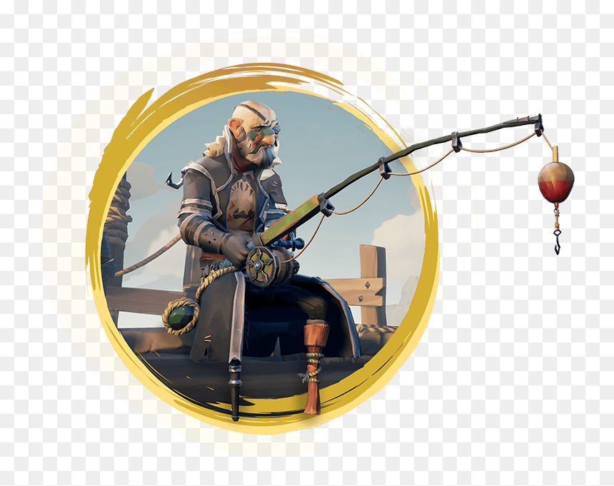 'sea Of Thieves' Fishing Guide - Sea Of Thieves Fishing, HD Png Download - fishing png