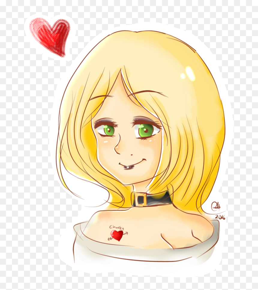 Chucky And Tiffany Drawings Cartoon, HD Png Download - chucky png