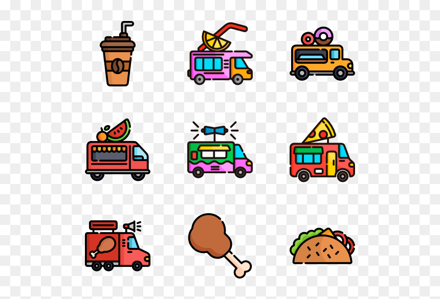 Marriage Icon Png, Transparent Png - food truck png