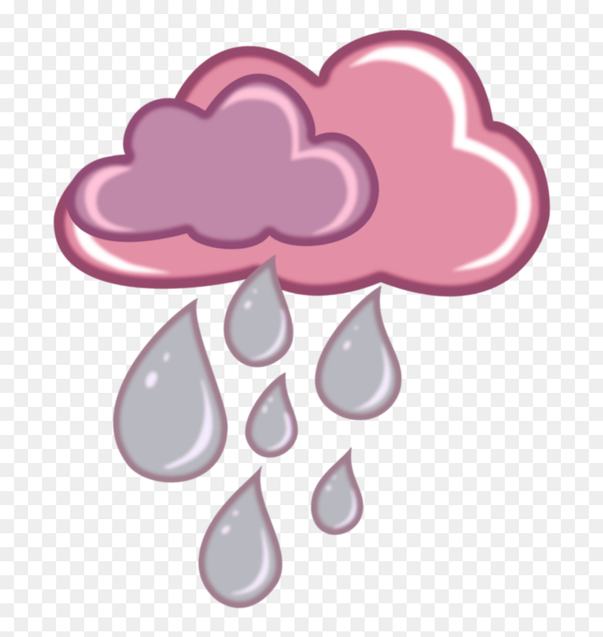 Cartoon Transparent Cloud Rain, HD Png Download - cartoon cloud png