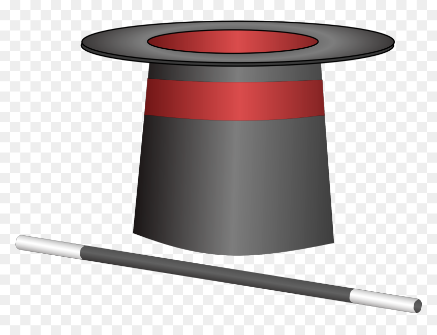 Clip Art Magician Hat, HD Png Download - wand png