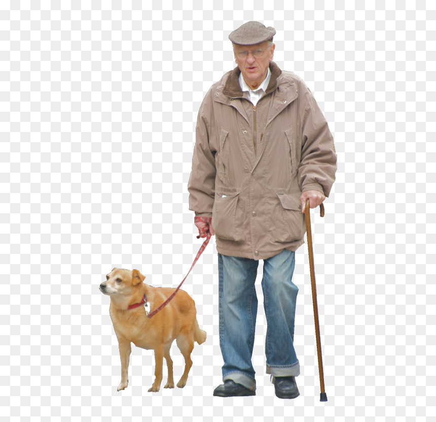Png Old Man, Transparent Png - people standing png