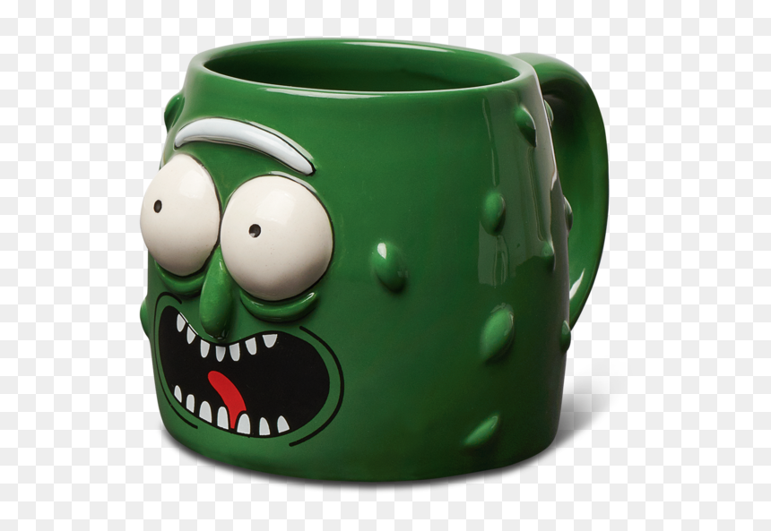 Pickle Rick Coffee Mug, HD Png Download - morty png