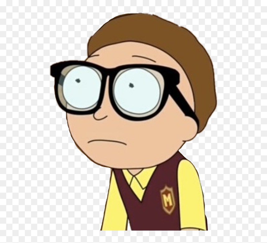 Glasses Morty, HD Png Download - morty png