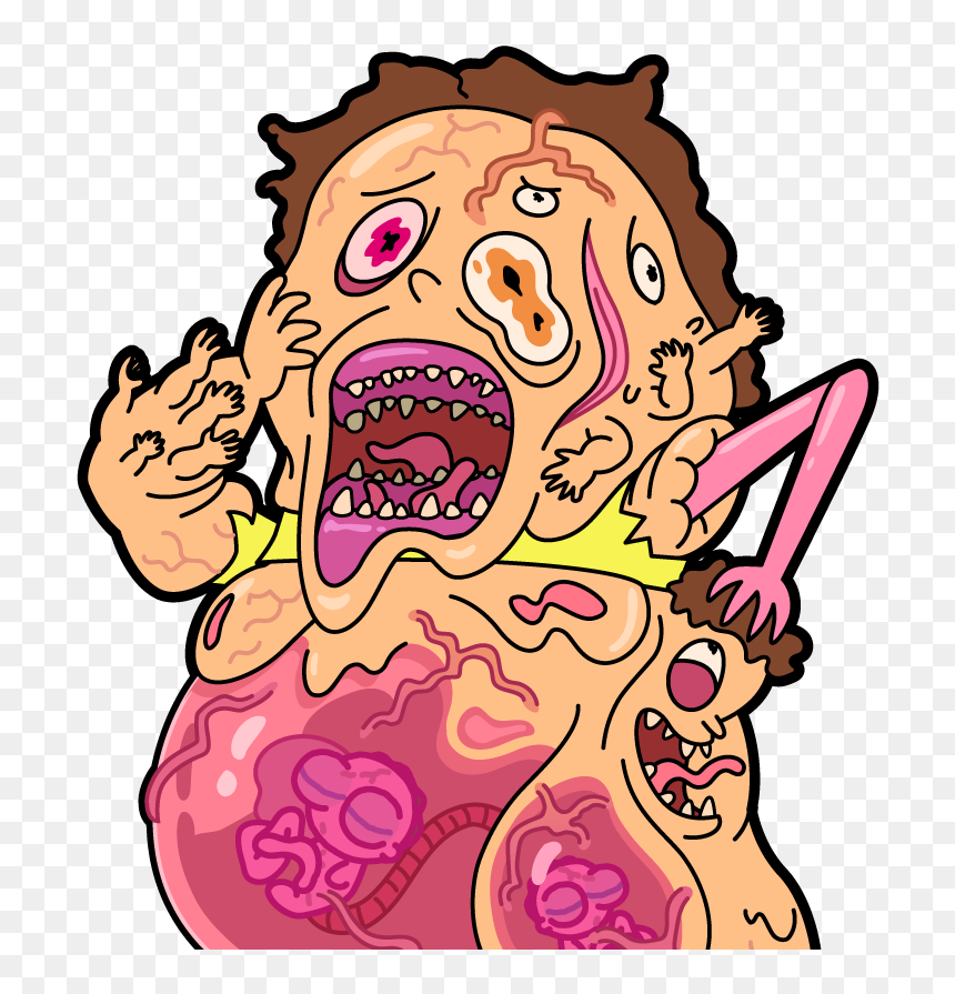 Pocket Mortys Carcinogenic Morty, HD Png Download - morty png