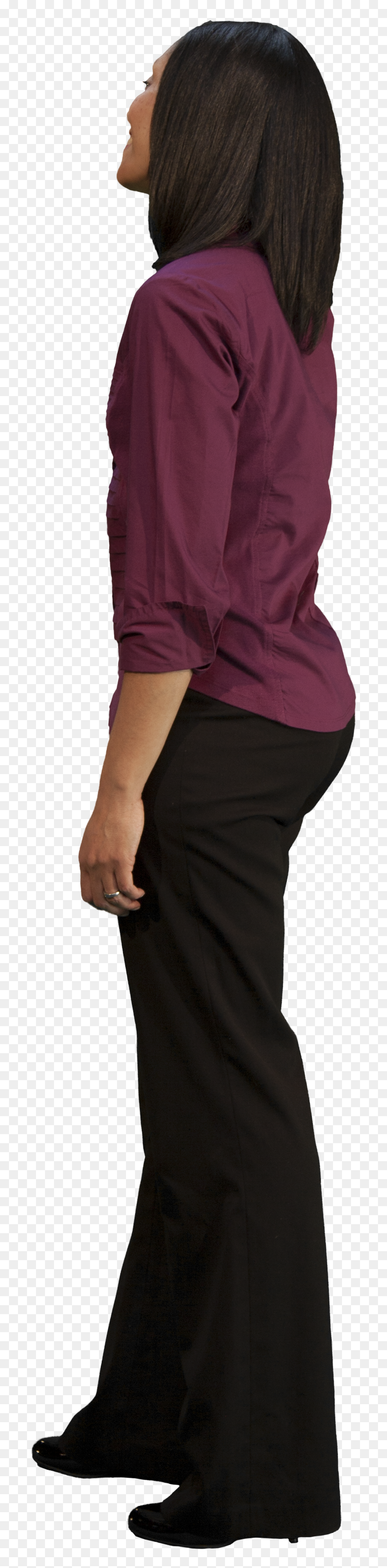 Girl, HD Png Download - people standing png