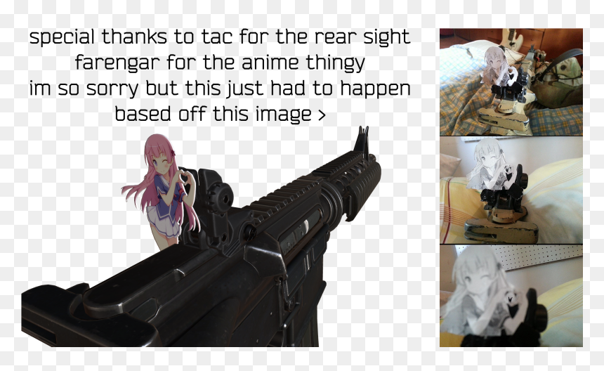 Assault Rifle, HD Png Download - gun sight png