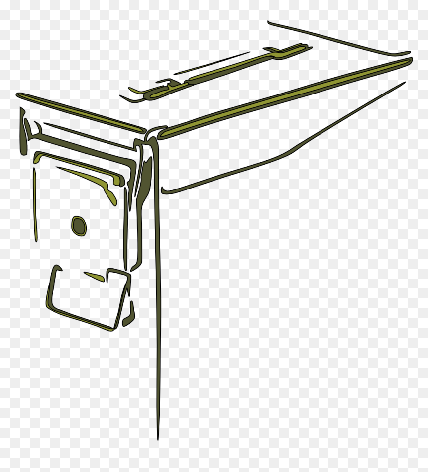 Ammo Can Black White Line Art 999px - Ammo Can Clip Art, HD Png Download - ammo box png