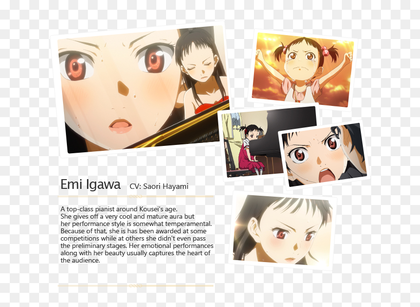 Cartoon, HD Png Download - your lie in april png