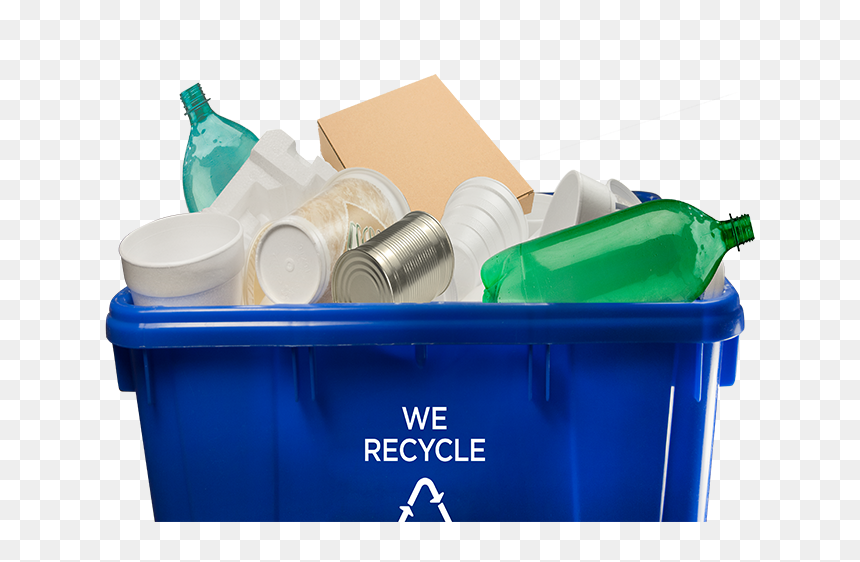 Blue Bin - Box, HD Png Download - foam cup png