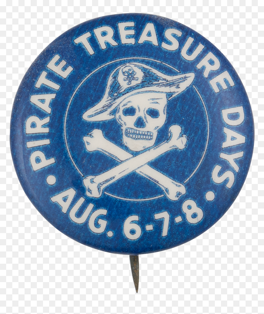 Pirate Treasure Days Event Button Museum - Emblem, HD Png Download - pirate treasure png
