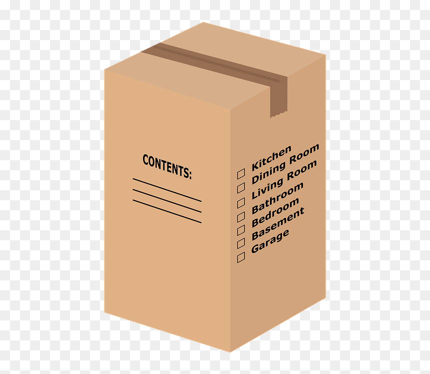 Box, HD Png Download - cardboard boxes png