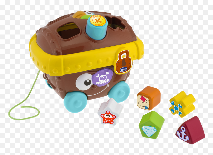 Baby Classic Pirates Treasure Chest - Bau Dos Piratas Chicco, HD Png Download - pirate treasure png