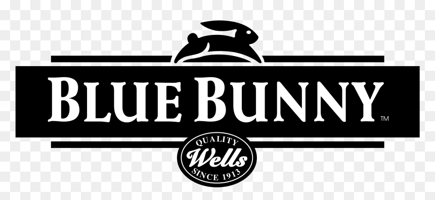 Blue Bunny Ice Cream, HD Png Download - white bunny png
