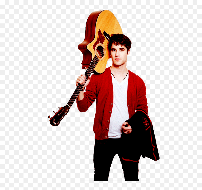 Clip Art Pin By Blaine Kurt - Darren Criss Guitar Photo Shoot, HD Png Download - chris colfer png