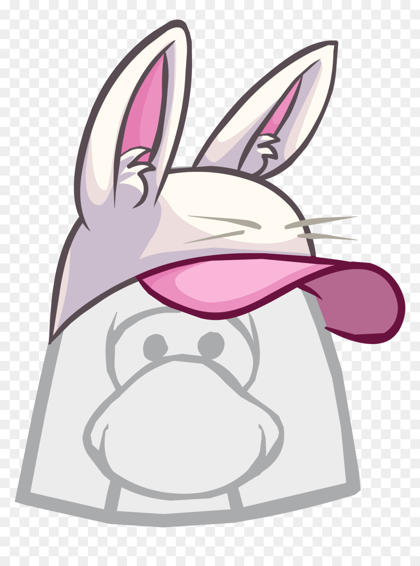 Official Club Penguin Online Wiki - Club Penguin Optic Headset, HD Png Download - white bunny png