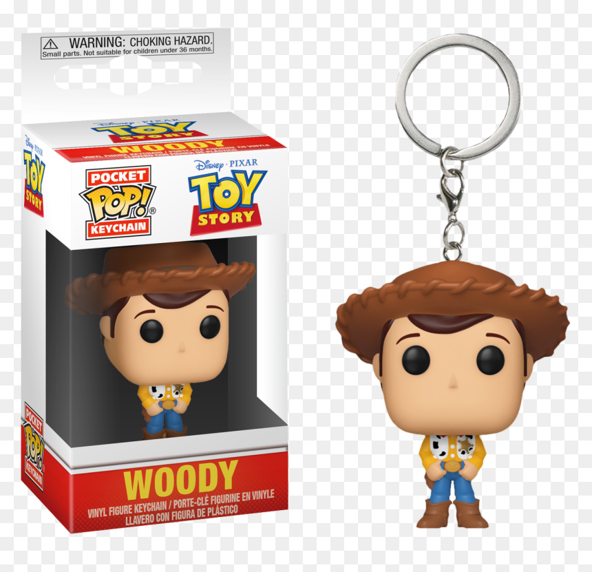 Woody Pocket Pop Vinyl Keychain, HD Png Download - toy story aliens png