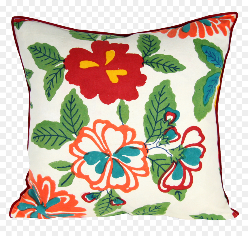 Cushion, HD Png Download - rose pattern png
