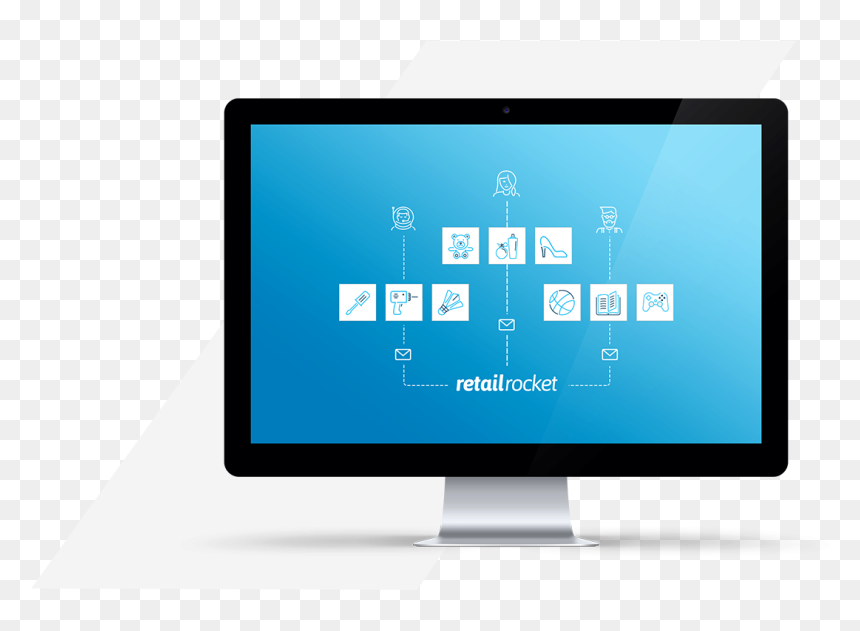 Led-backlit Lcd Display, HD Png Download - white block png