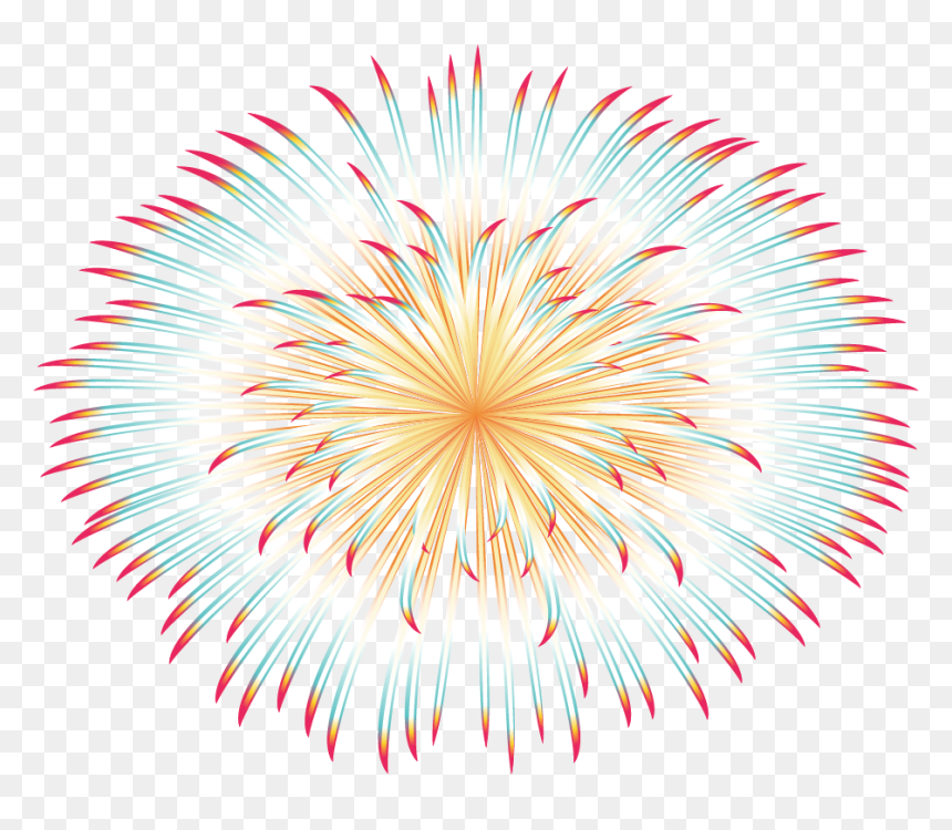 Fireworks, HD Png Download - new years day png