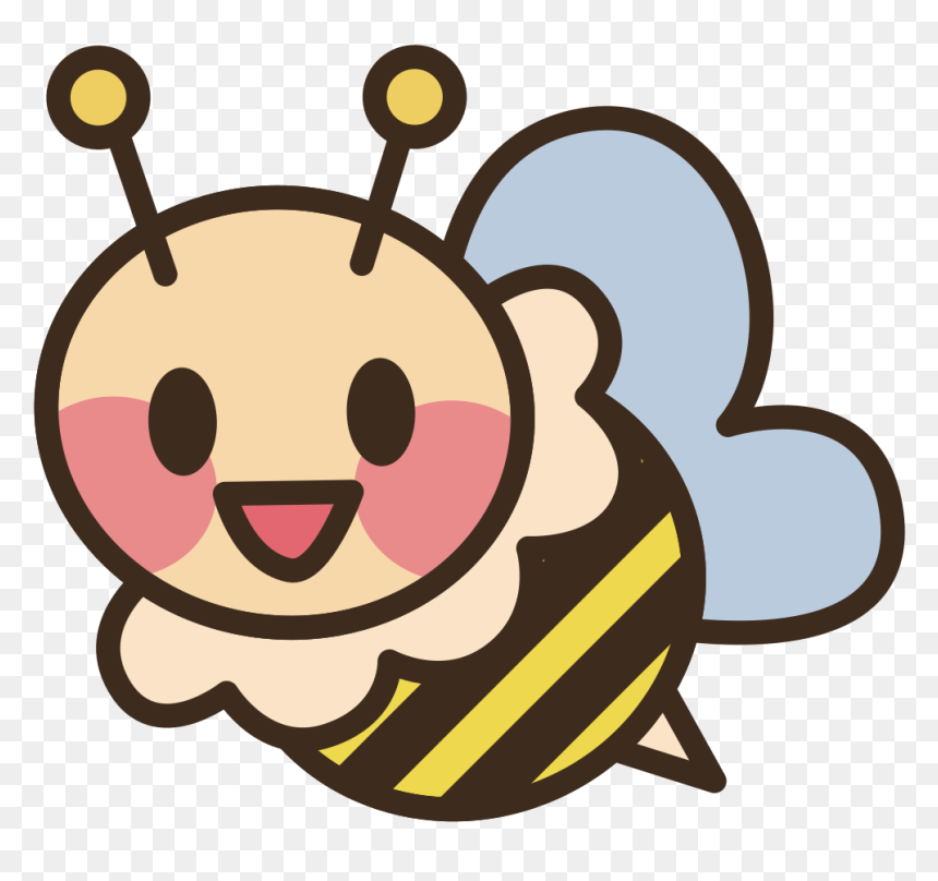 Cute Bee - Clip Art Cute Bees, HD Png Download - cute label png