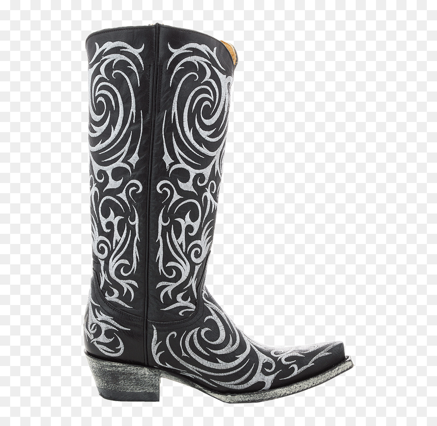 Old Gringo Women"s Black Madonna Boots - Botas Puntiagudas Png, Transparent Png - cowgirl boots png