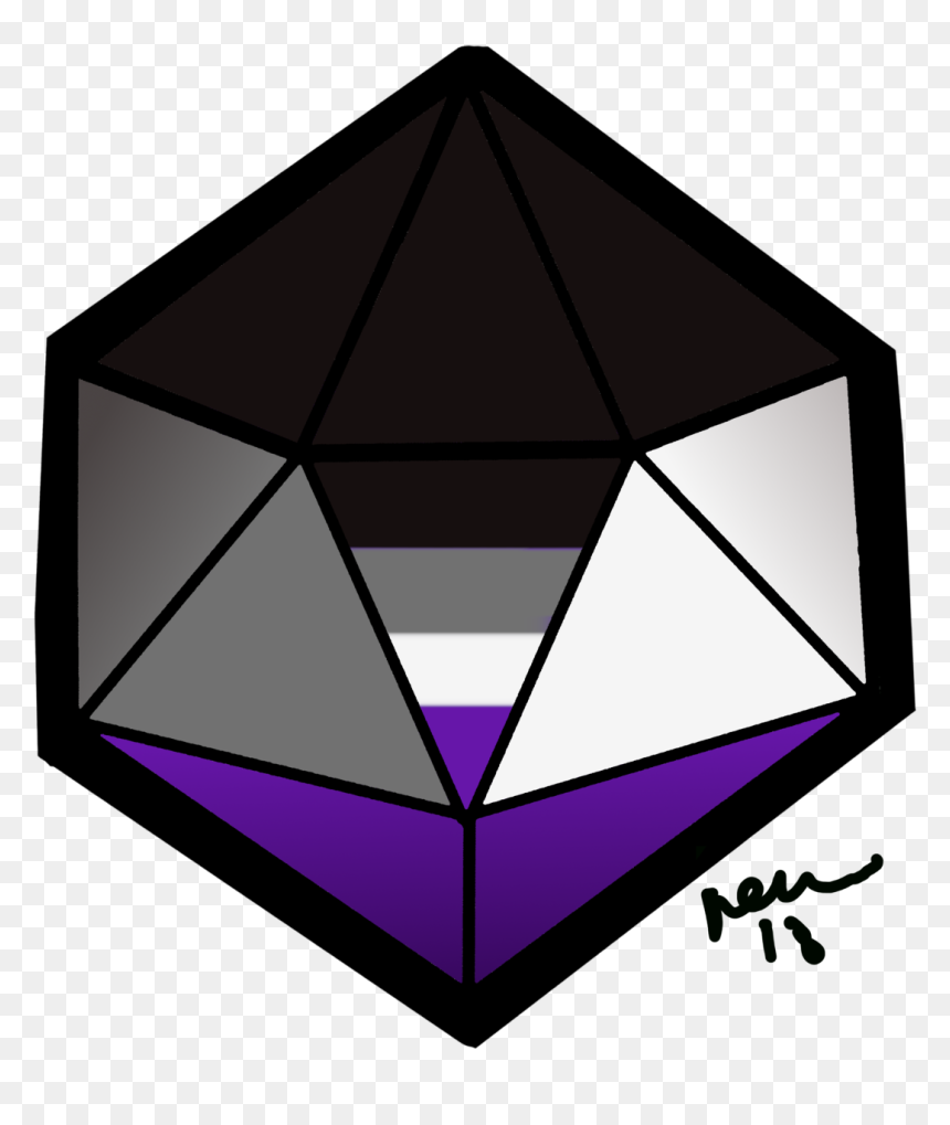 Ren Basel [they/them] ⚧ Aual Pride D20 Merch - Clip Art, HD Png Download - d20 dice png