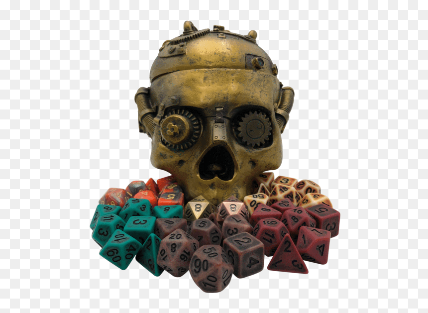 Skull, HD Png Download - d20 dice png