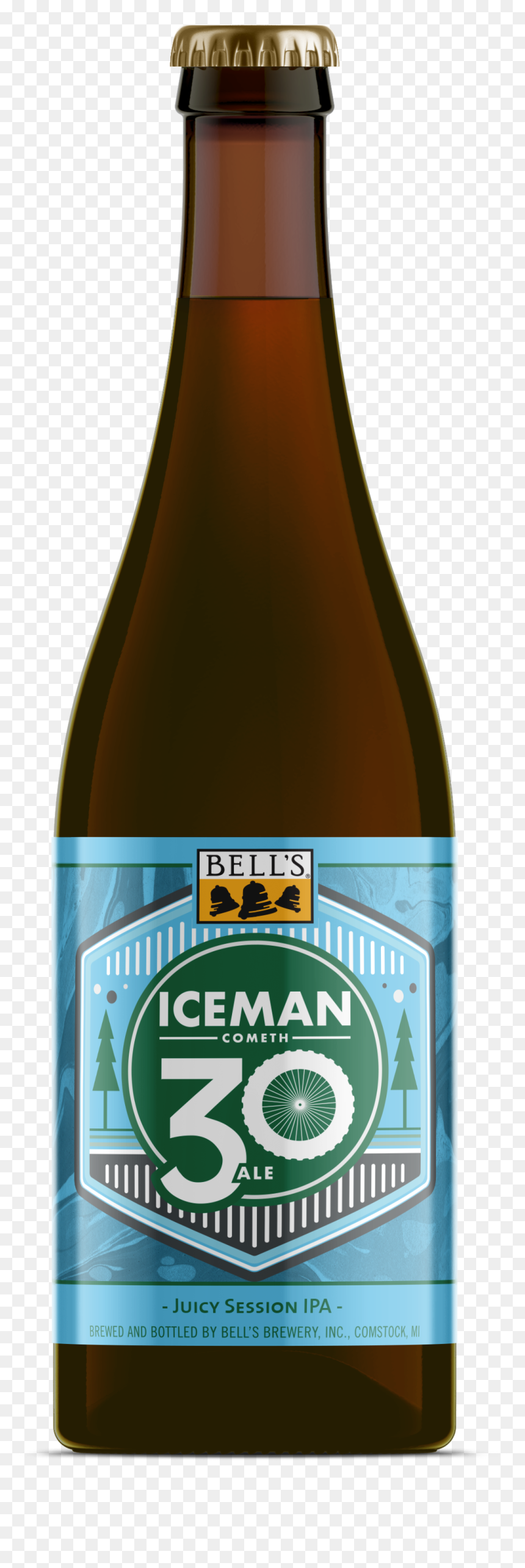 Bell"s Iceman 30th Ale - Beer Bottle, HD Png Download - iceman png