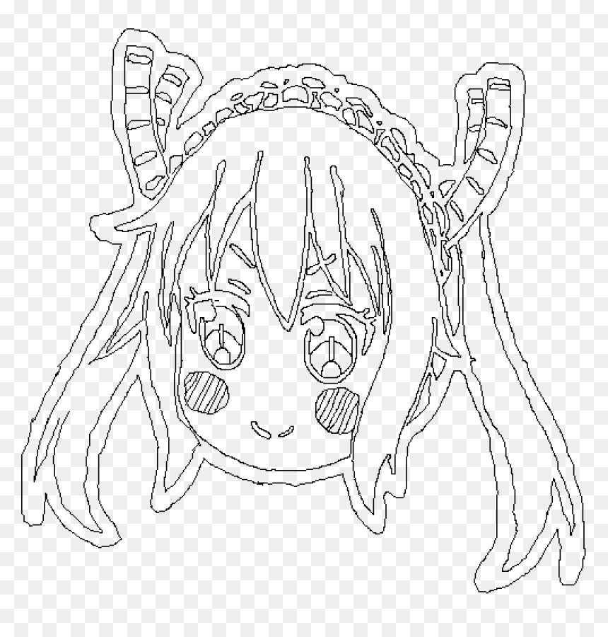 Line Art, HD Png Download - tohru png