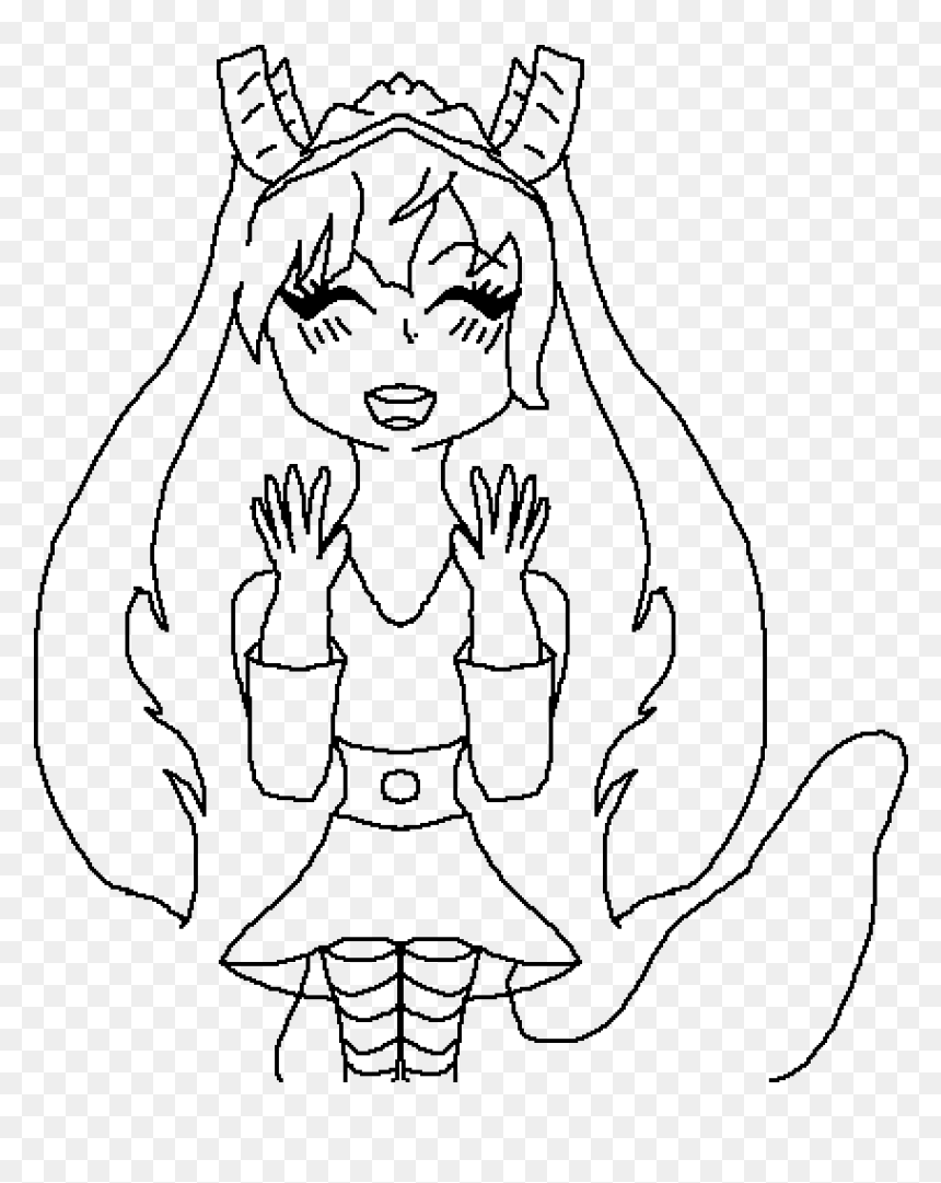 Line Art, HD Png Download - tohru png