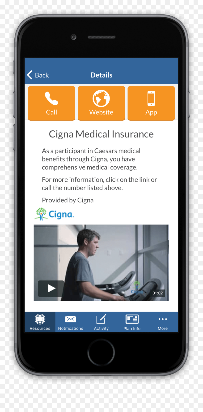 Smartphone, HD Png Download - cigna png