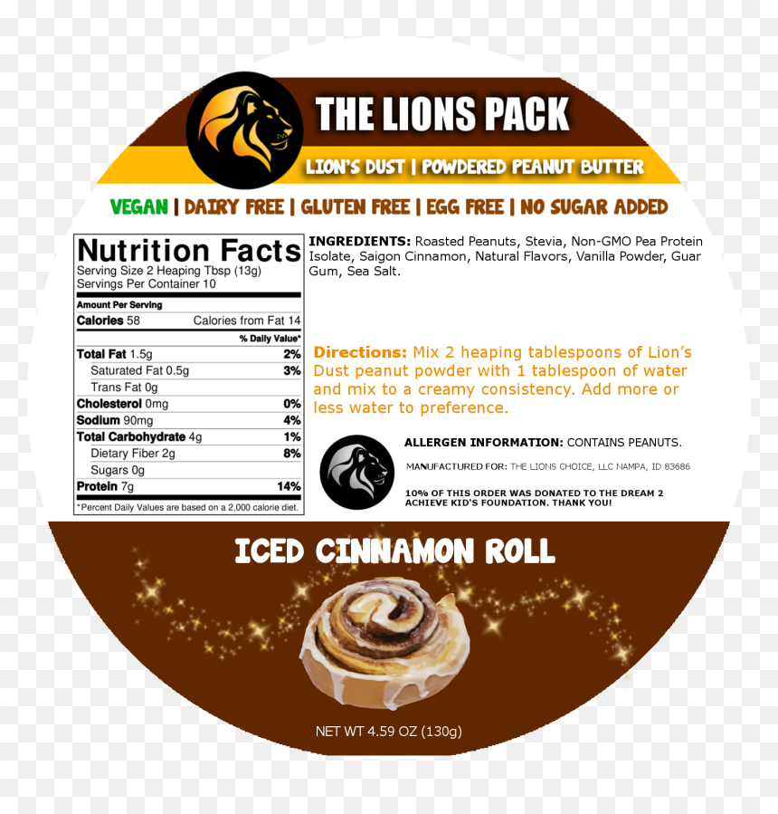 Peanut Butter, HD Png Download - cinnamon bun png