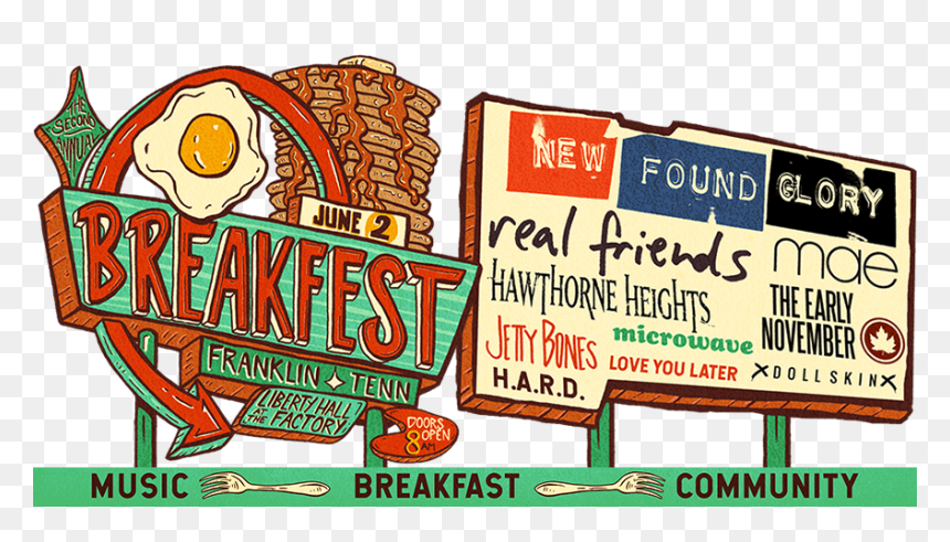 Breakfest Logo, HD Png Download - cinnamon bun png