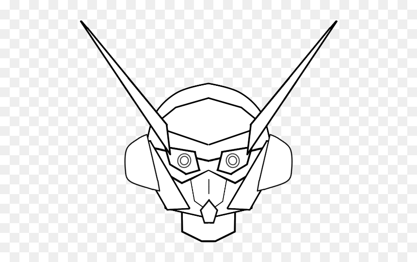 Illustration, HD Png Download - gundam head png