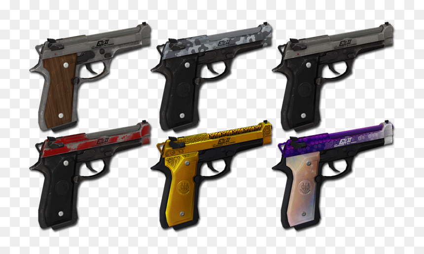 Cso2 Beretta 92g Elite Ii - Trigger, HD Png Download - beretta png