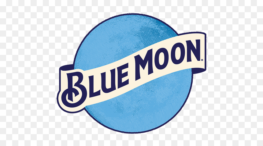Blue Moon Belgian White Beer Logo, HD Png Download - blue moon logo png
