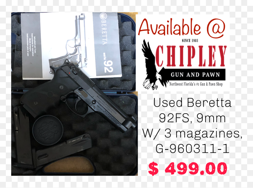1 G2c939 12g, HD Png Download - beretta png