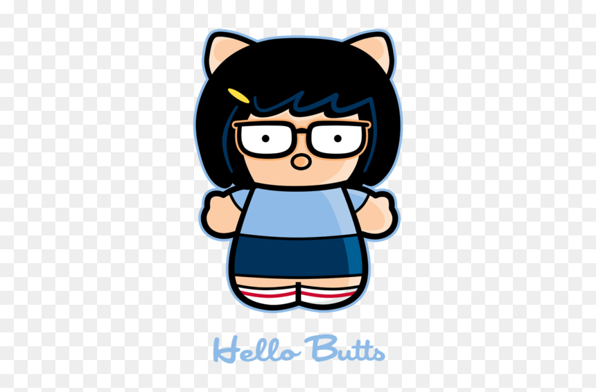 Tina Belcher Hello Kitty, HD Png Download - bob belcher png