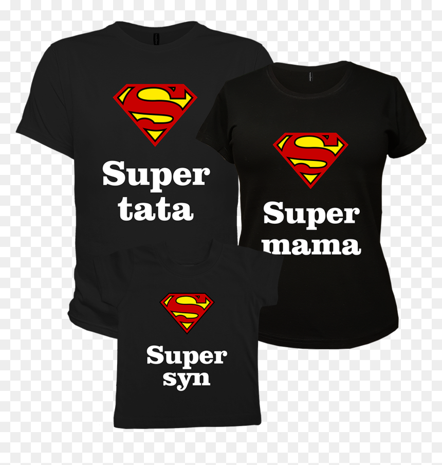 Zestaw Koszulek Super Mama - Superman-classic Logo, HD Png Download - super mama png