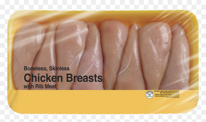 Walmart Chicken Breast, HD Png Download - chicken meat png
