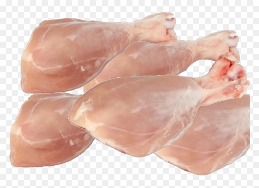 Transparent Chicken Leg Png - Raw Chicken Leg Piece, Png Download - chicken meat png