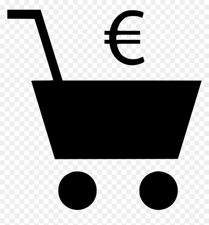 Cart Euro Sign - Ticket Office Symbol, HD Png Download - euro sign png