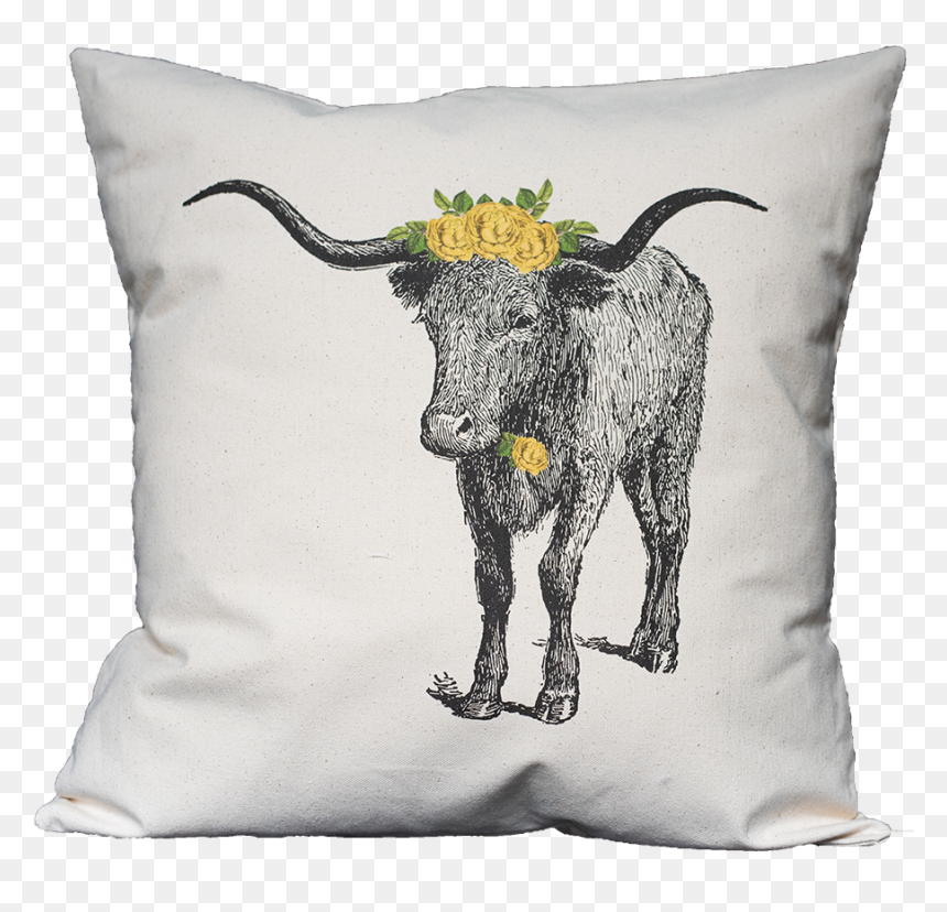 Cushion, HD Png Download - texas longhorn png