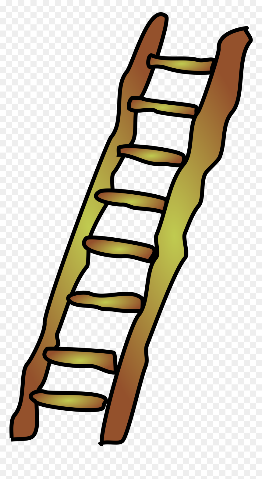 Transparent Ladder Clip Art - Hart Model Of Participation, HD Png Download - wooden ladder png