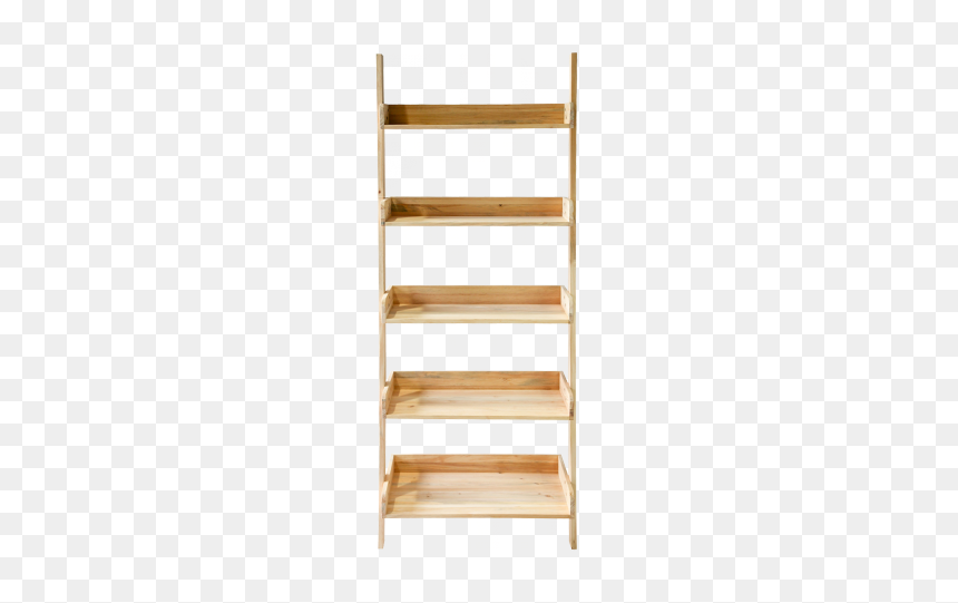 Plywood Ladder Shelf, HD Png Download - wooden ladder png